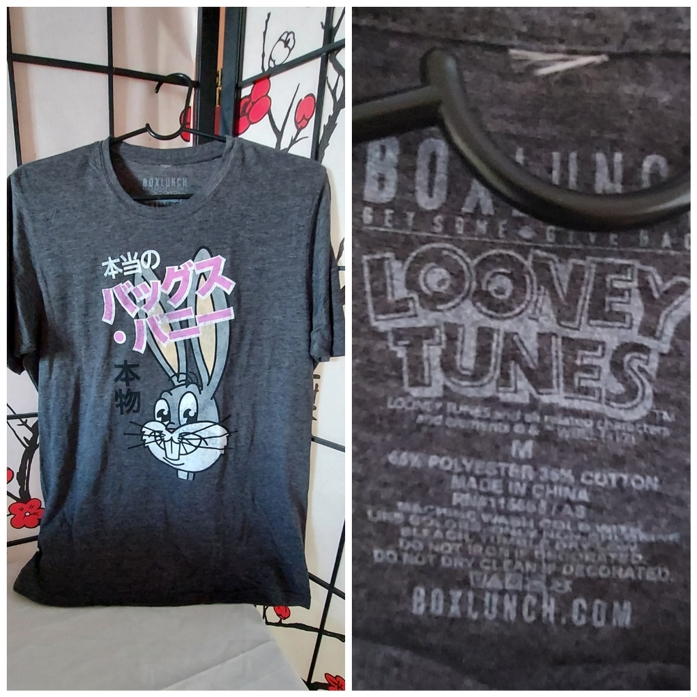 Warner Bros. Bugs Bunny Boxing Gray T-Shirt